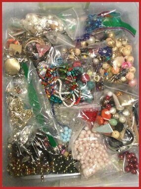 Mostly Beads, Charms Lot, 5 lbs